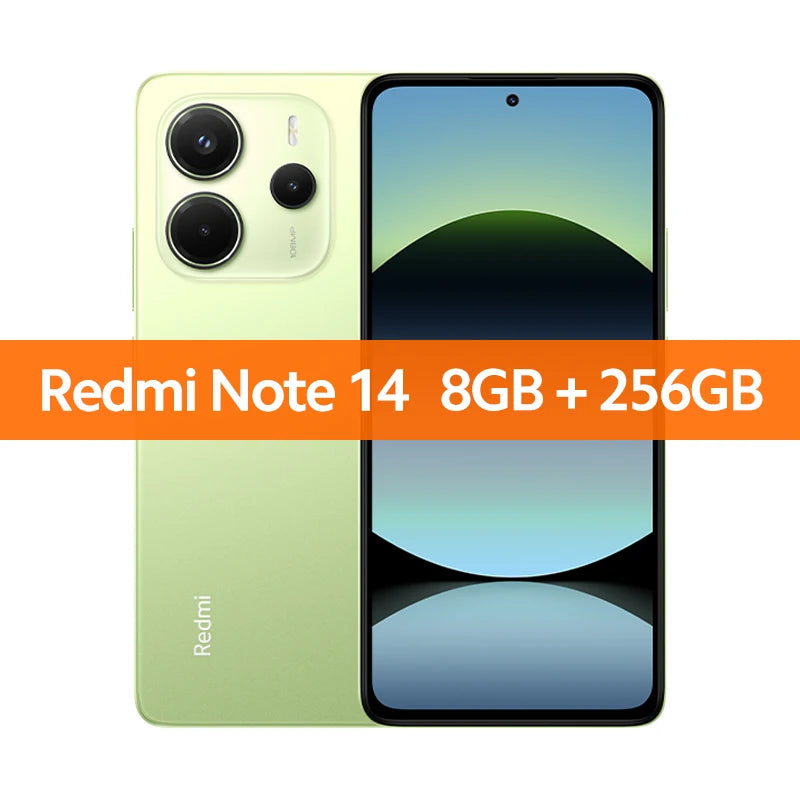 Xiaomi Redmi Note 14 MediaTek Helio G99-Ultra 108MP AI Camera 5500mAh 6.67" 120Hz AMOLED Display