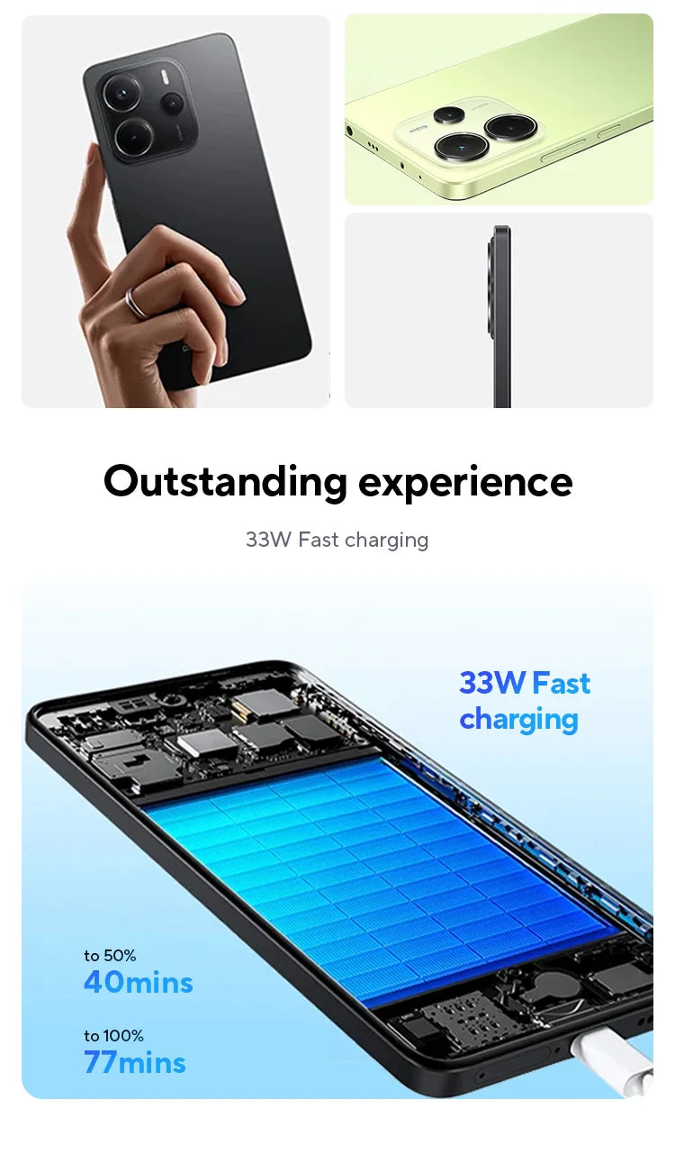 Xiaomi Redmi Note 14 MediaTek Helio G99-Ultra 108MP AI Camera 5500mAh 6.67" 120Hz AMOLED Display