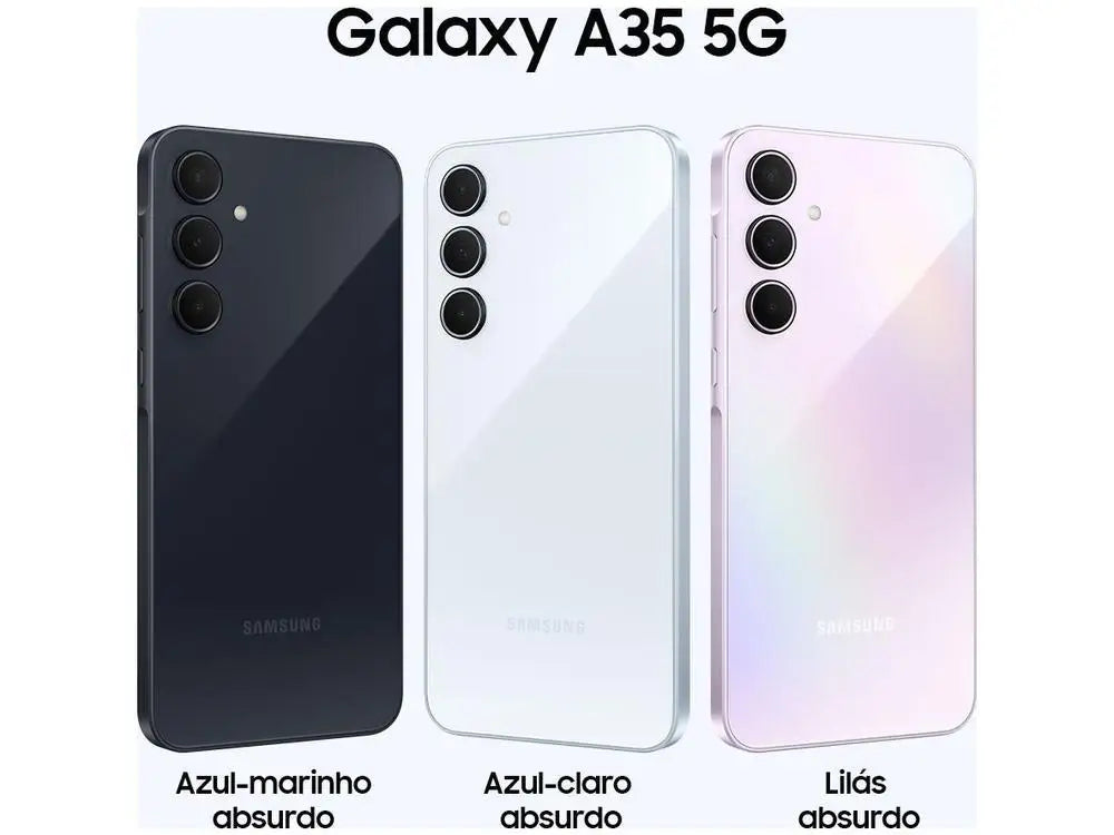 Smartphone Samsung Galaxy A35 256GB Pink 5G 8GB RAM 6,6 "Camera. Triple + Selfie 13 MP Dual Chip