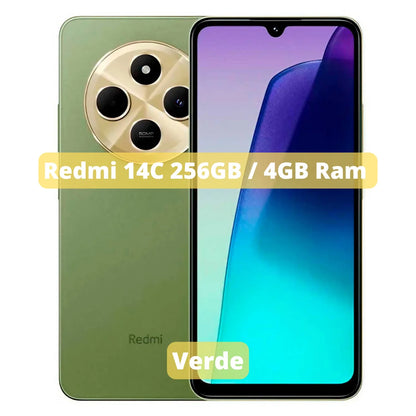 Xiaomi Redmi 14C | Câmera 50MP, Processador Helio G81-Ultra, Bateria 5160mAh, Carregamento 18W, Versão Global, Envio do Brasil