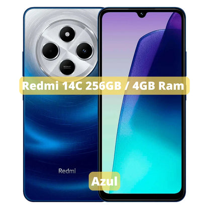 Xiaomi Redmi 14C | Câmera 50MP, Processador Helio G81-Ultra, Bateria 5160mAh, Carregamento 18W, Versão Global, Envio do Brasil