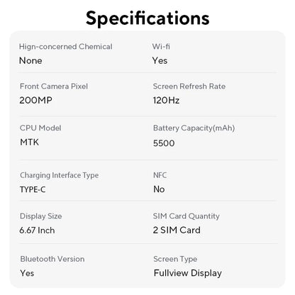 Xiaomi Redmi Note 14 MediaTek Helio G99-Ultra 108MP AI Camera 5500mAh 6.67" 120Hz AMOLED Display
