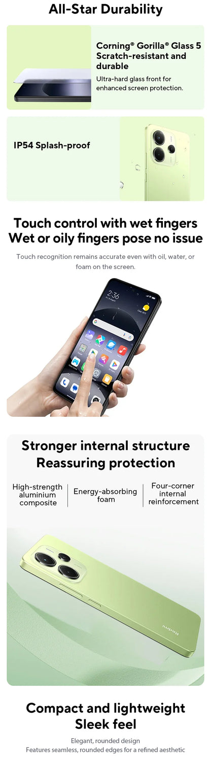 Xiaomi Redmi Note 14 MediaTek Helio G99-Ultra 108MP AI Camera 5500mAh 6.67" 120Hz AMOLED Display
